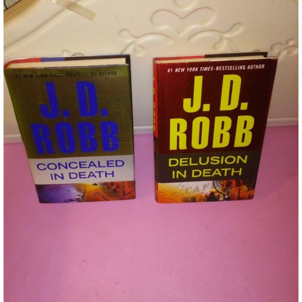 J.D. Robb Books Concealed & Delusion in Death